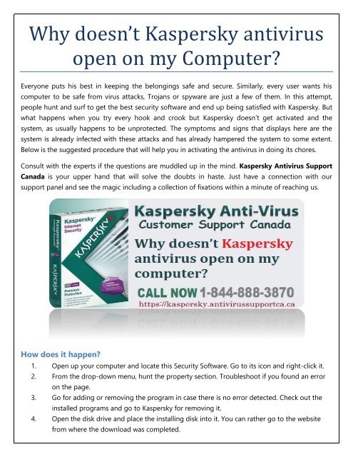where is kaspersky on my computer